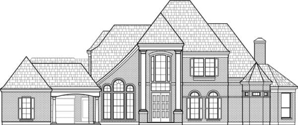 Two Story House Plan D2173