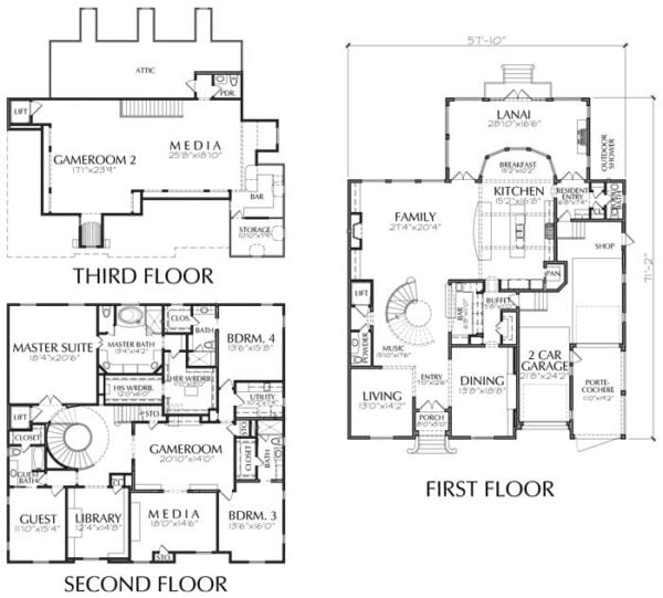 Urban House Plan E0096
