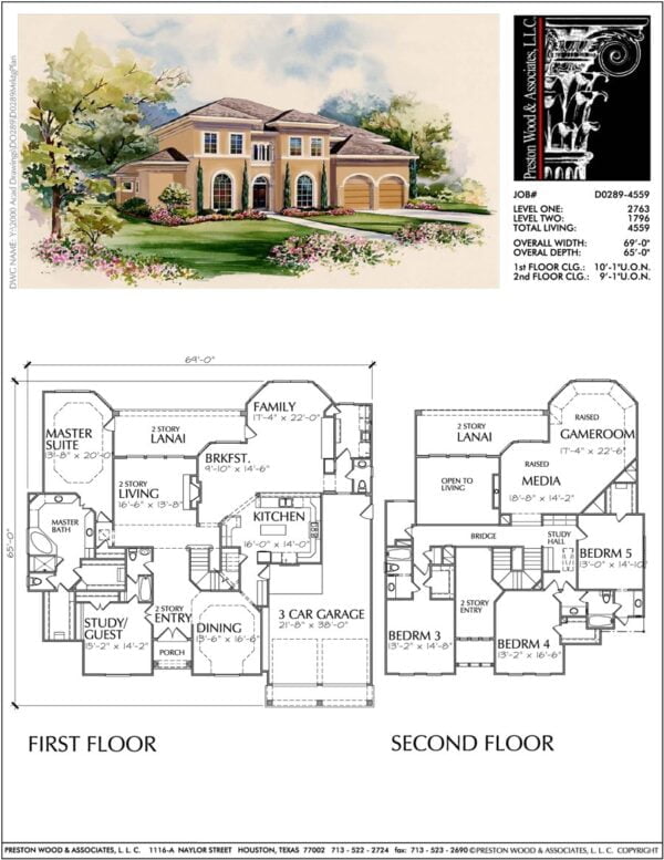 Two Story Home Plan D0289