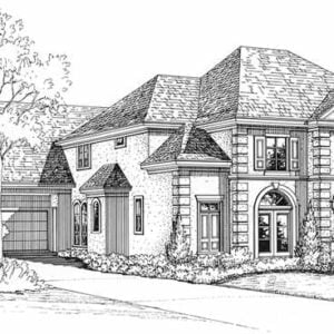 Two Story House Plan C4275