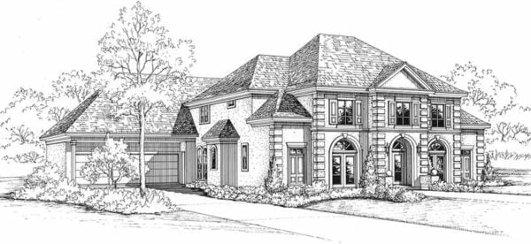 Two Story House Plan C4275
