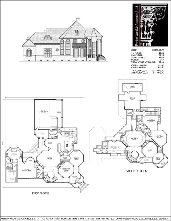Two Story House Plan D8093