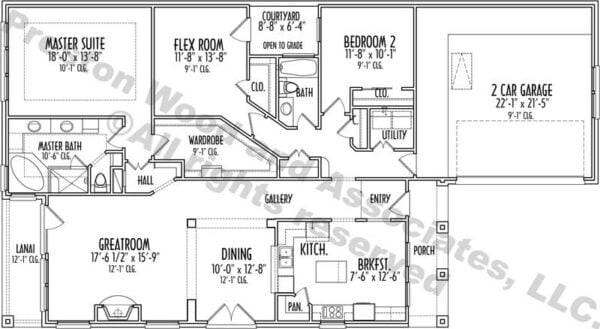 Patio House Plan D3060 u4