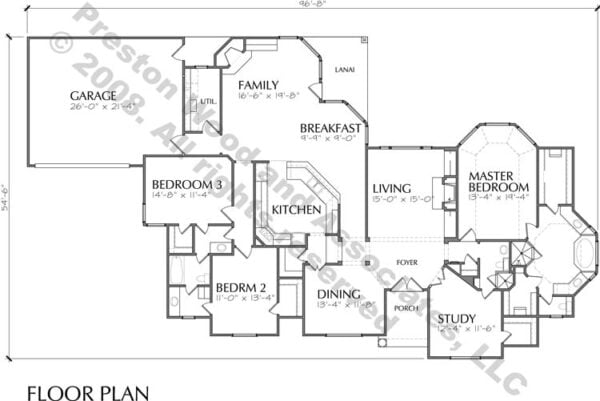 Traditional Style House Plan C4227