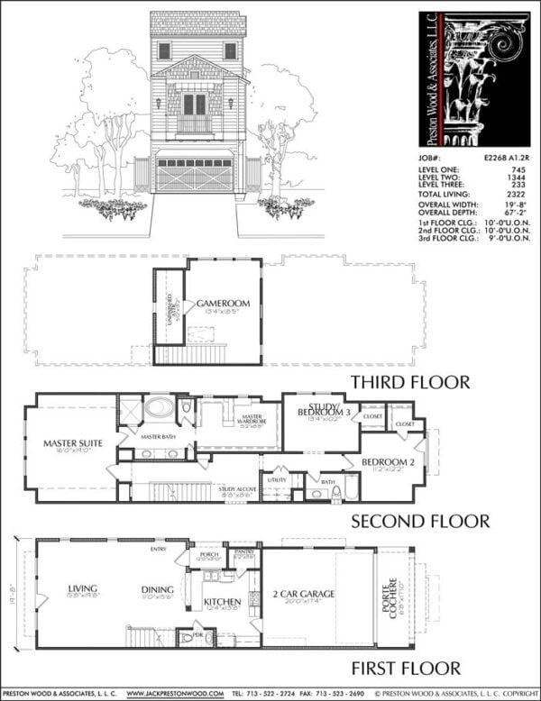 Townhouse Plan E2268 A1.2R