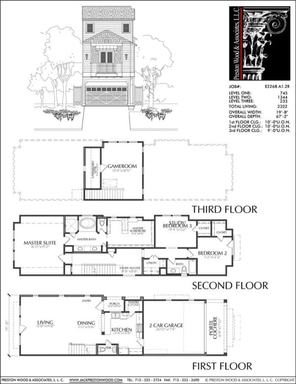 Townhouse Plan E2268 A1.2R