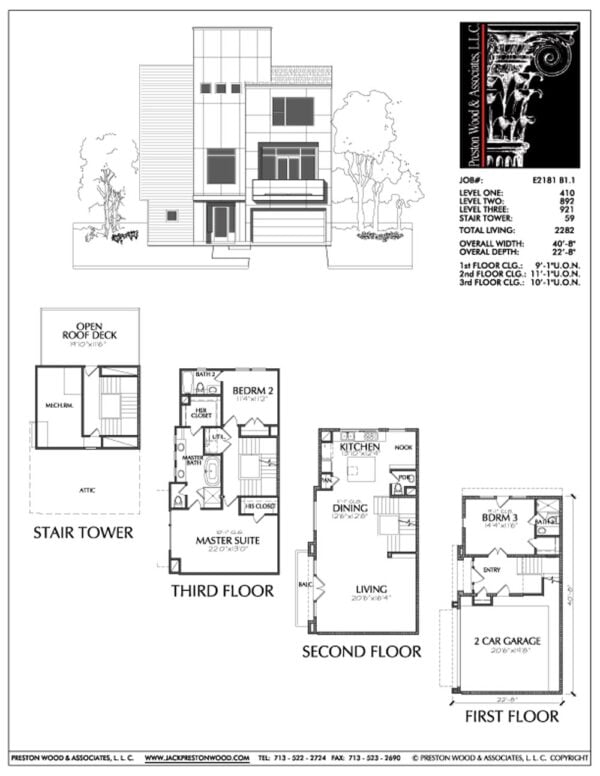 Townhouse Plan E2181 B1.1