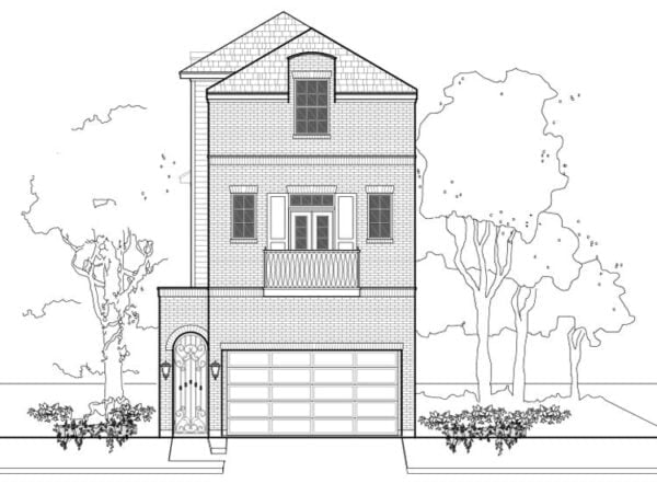 Townhouse Plan E2065 A1.1