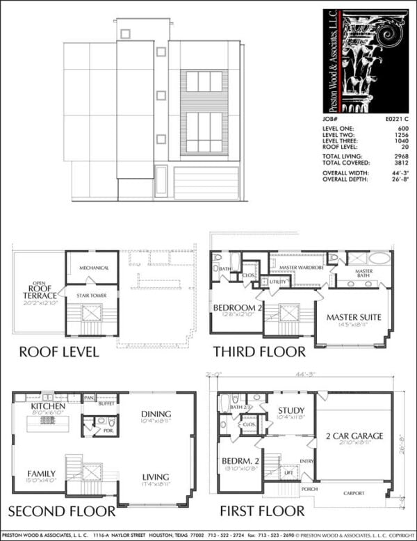 Townhouse Plan E0221 C