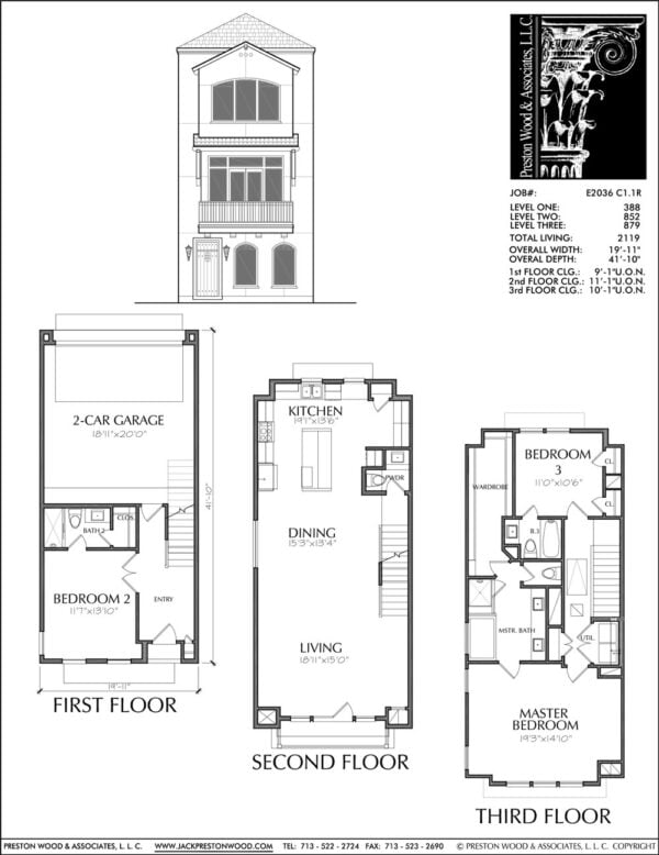 Townhouse Plan E2036 C1.1