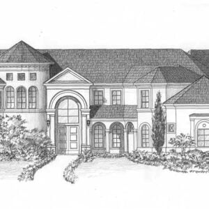 Two Story House Plan C9302