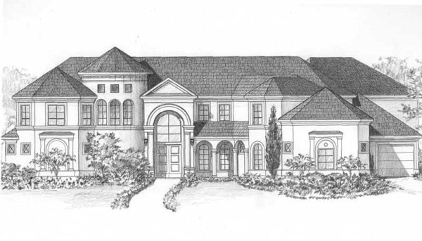 Two Story House Plan C9302