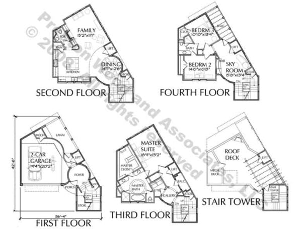 Townhome Plan D5182 Mirada