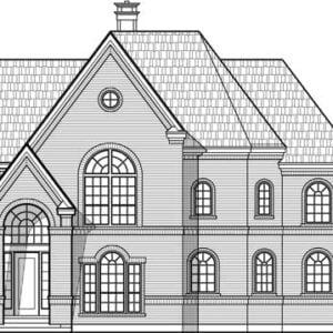 Two Story House Plan C6122