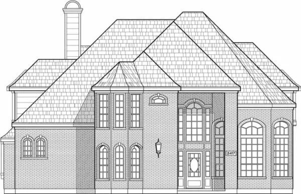 Two Story House Plan D0294