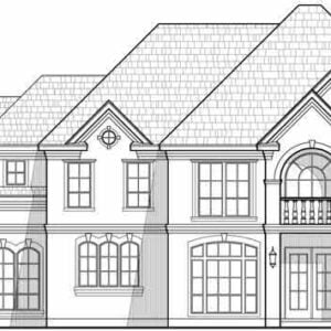 Two Story House Plan C4173