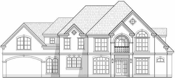 Two Story House Plan C4173