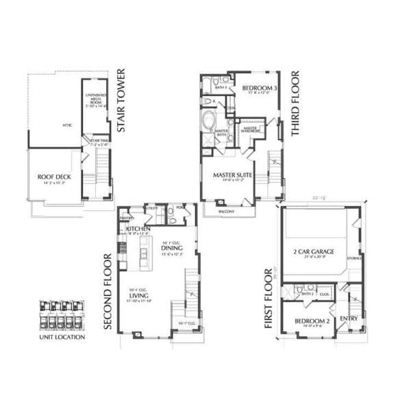 Townhouse Plan D9044 A