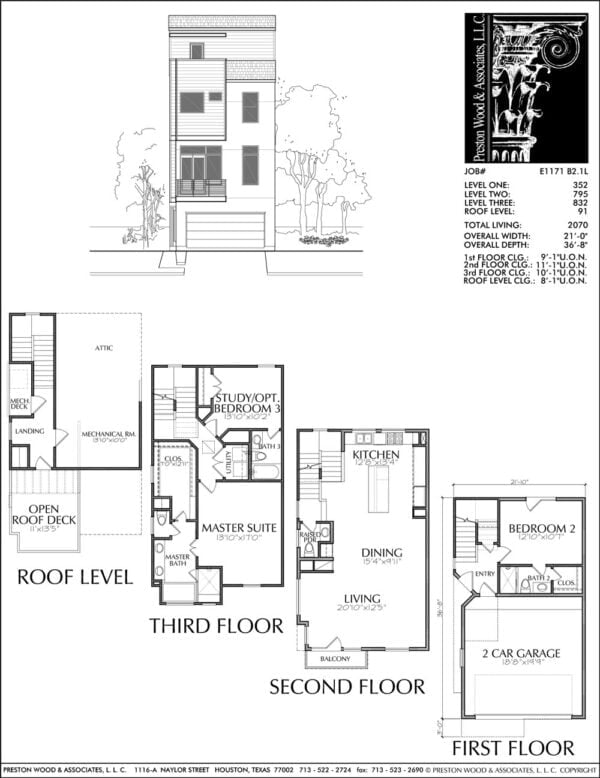 Townhouse Plan E1171 B2.1