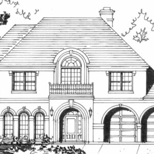 Patio House Plan C3245