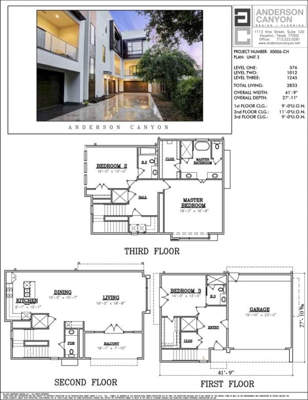Townhouse Plan X0006-U3