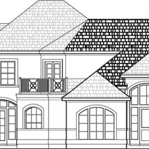 Two Story House Plan C6038