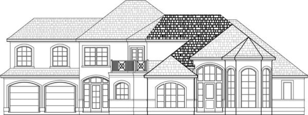 Two Story House Plan C6038