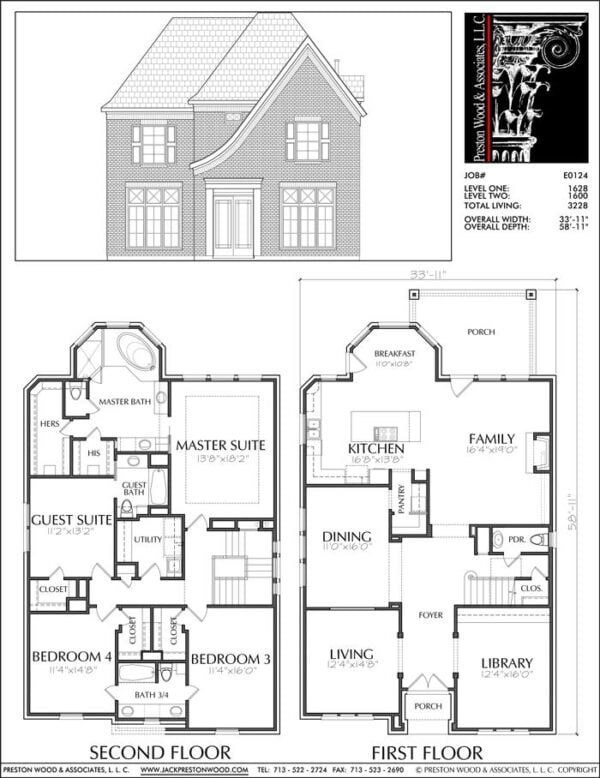 Urban House Plan E0124