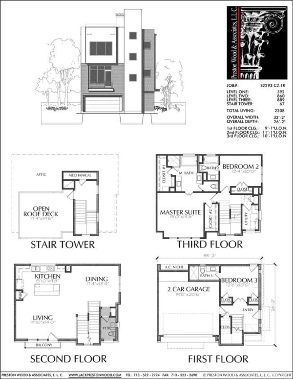 Townhouse Plan E2293 C2.1R