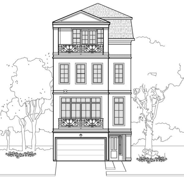 Townhouse Plan E6022