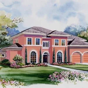Two Story Home Plan D6246
