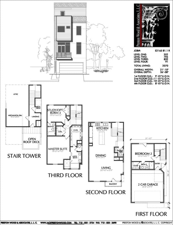 Townhouse Plan E2165 B1.1