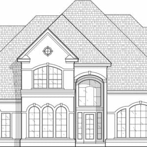 Two Story House Plan C5102