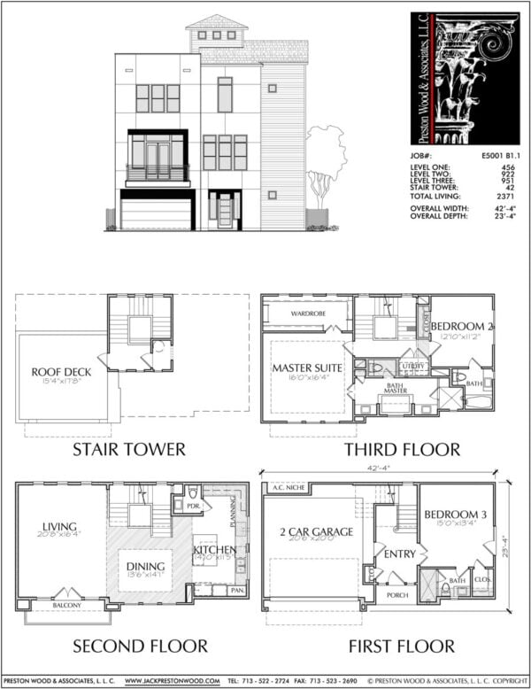 Townhouse Plan E5001 B1.1
