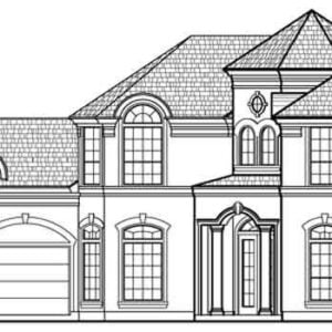 Two Story House Plan C7133