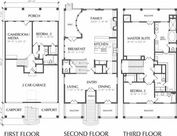 Classical Home Plan C9071