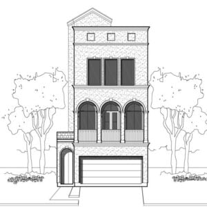 Townhouse Plan E2306 A1.1