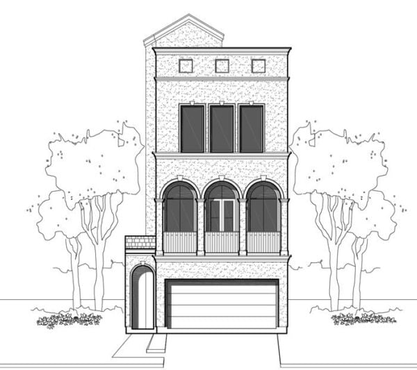 Townhouse Plan E2306 A1.1