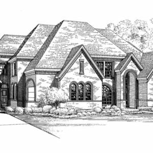 Two Story House Plan C6234