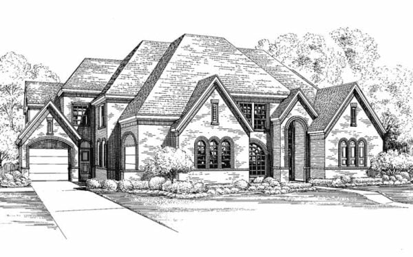 Two Story House Plan C6234