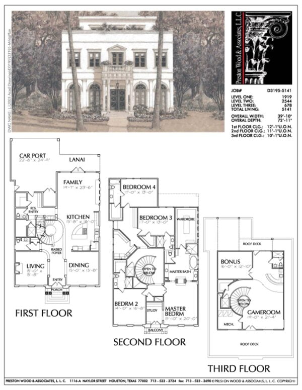 Empty Nester Home Plan aD3195