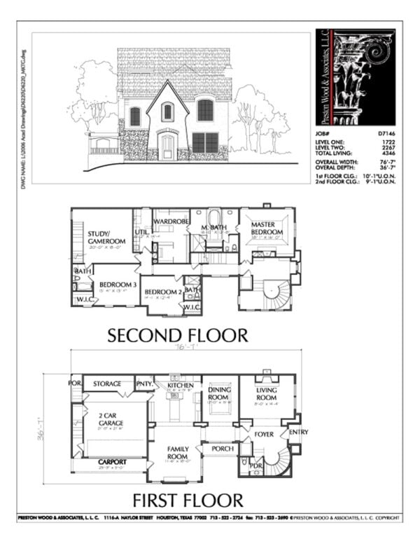 Urban House Plan D7146