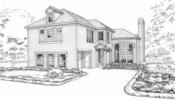 Patio Home Plan C2087 D2