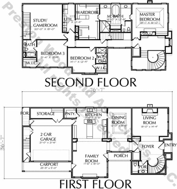 Urban House Plan D7146