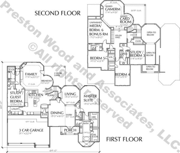 Two Story House Plan D0155