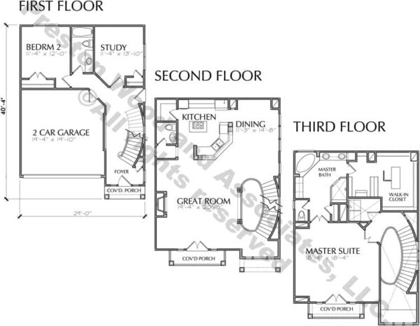 Urban House Plan D3103