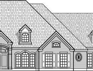 Two Story House Plan C5064