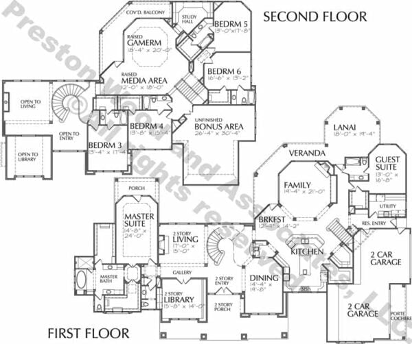 Two Story Home Plan D1076