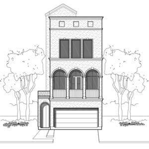 Townhouse Plan E2177 A1.1