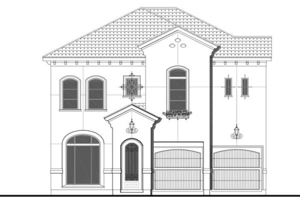 Two Story House Plan E0193